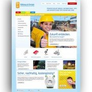 Broschüren und Website, Bildungskommunikation, RWE